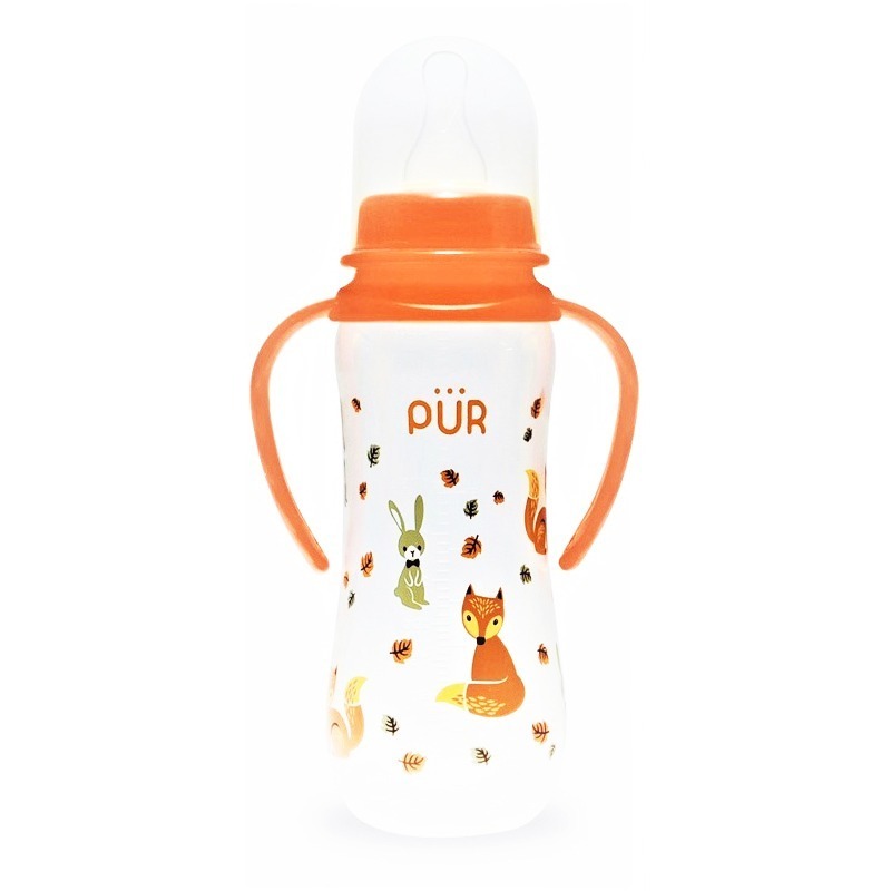 Drinking Bottle with Handle Standard Neck 250ml - Orange