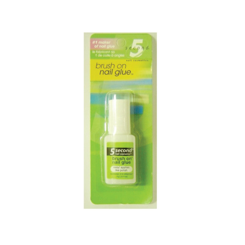 Nail Glue 5 Second Brush On 6g