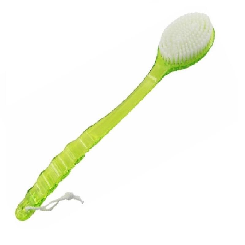 Back Scrubber Plastic Handle Asstd Colours 350mm