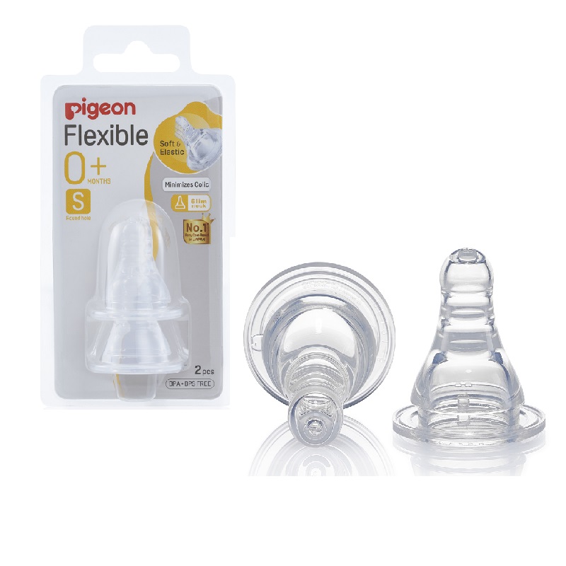 Pigeon Feeding Teats Peristaltic Nipple Small 2pc(For Standard B