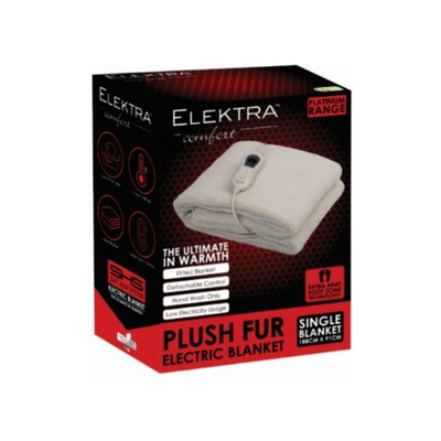 Electric Blanket Single Acryl Fur Fitted