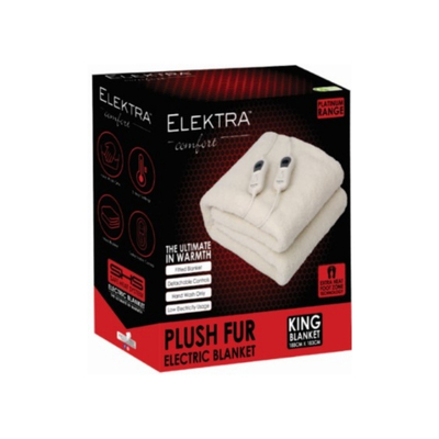 Electr Blanket King Acryl Fur Fitted