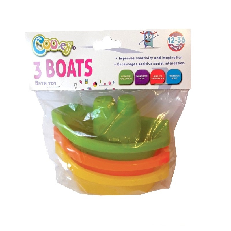 Baby Bath Bud Boats 3pcs
