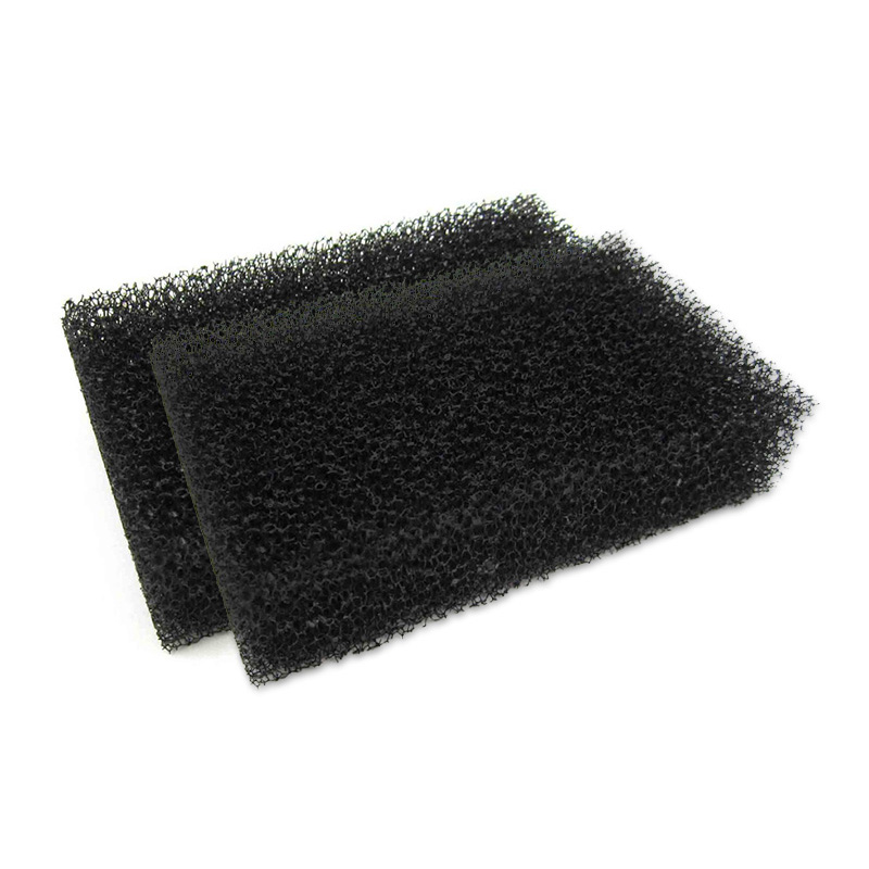 Sponge Exfoliating Black 120x70x30mm 2pk