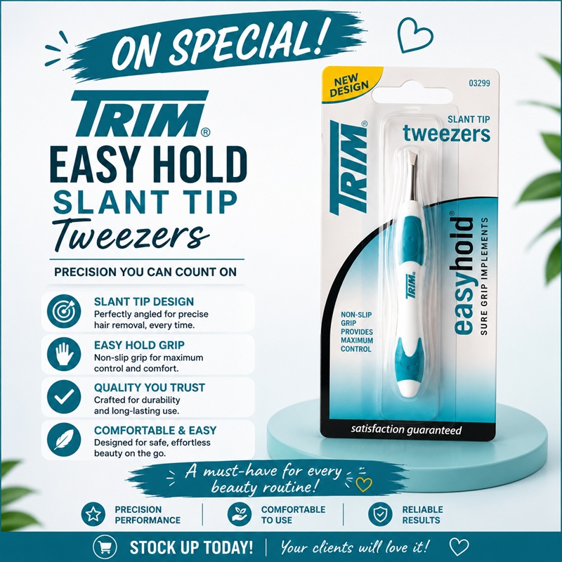 Trim Easy Hold Slant Tip Tweezers (94109)