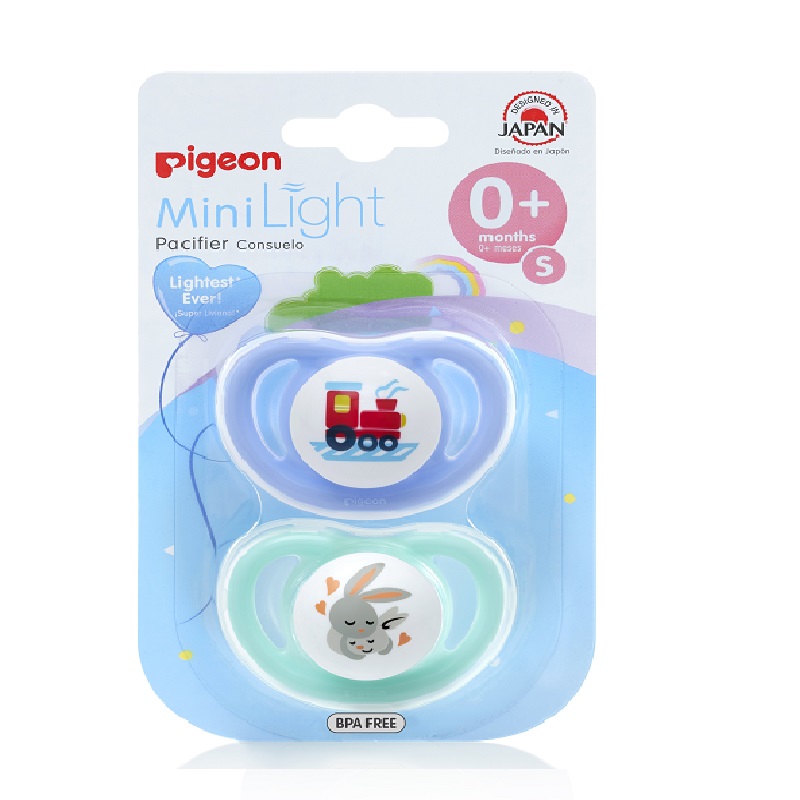 Pigeon Pacifier  Mini Light  S 2PC(Boy)