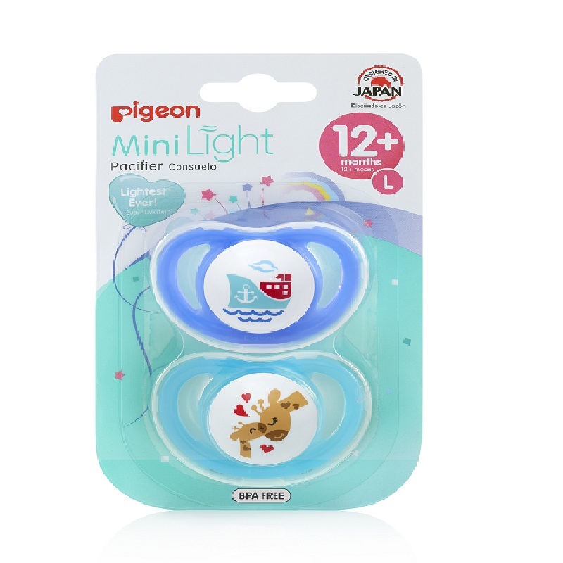 Pigeon Pacifier  Mini Light  L 2PC(Boy)