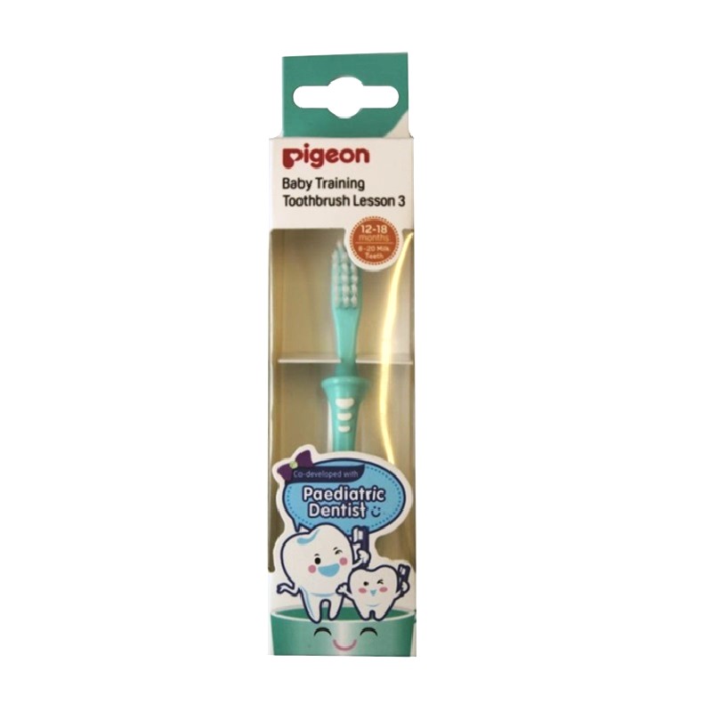 Pigeon Baby Train Toothbrush Lesson 3 Blue
