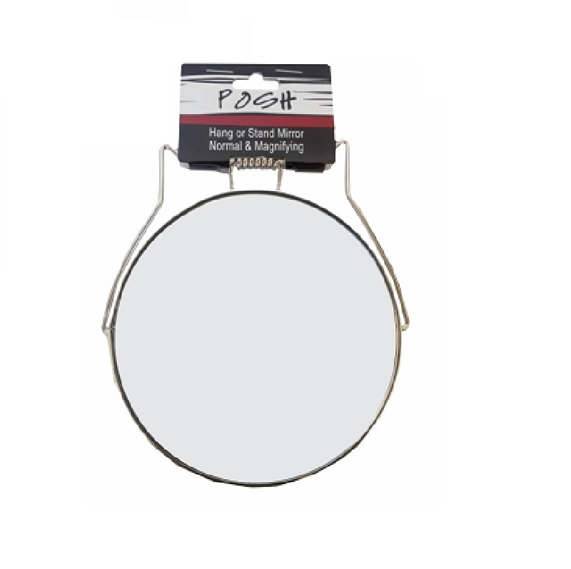 Mirror Shaving Posh Hang or Metal Stand