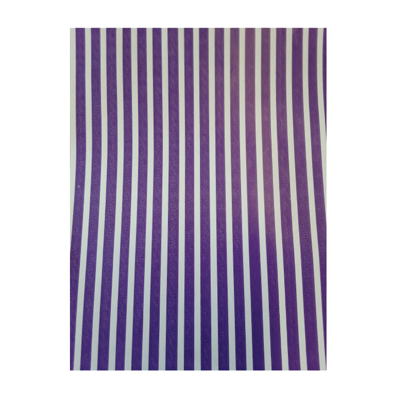 C/Roll Stripes Purple & White 50m