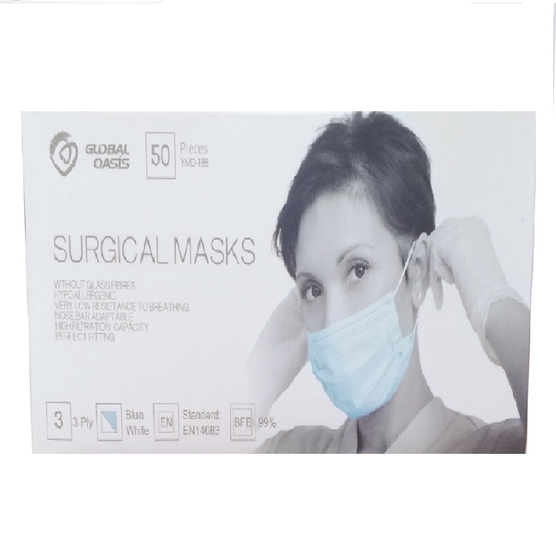 Face Masks Blue 3ply box of 50's