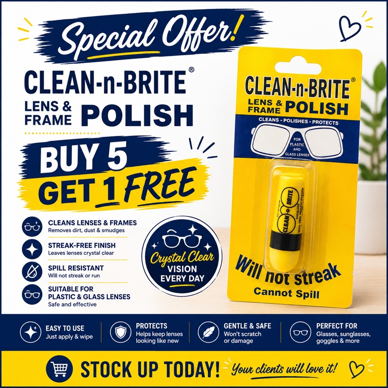 Clean-n-Brite Lens Cleaner buy 5 and get no 6 for free