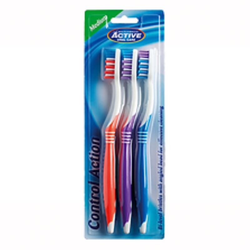 B/F Active Toothbrush Control Active 3pk