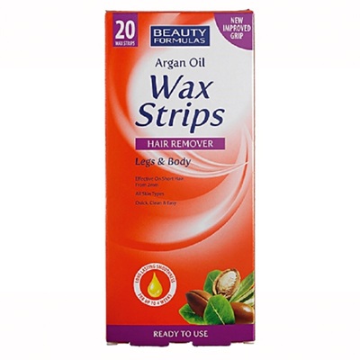B/F Hair Removal Strips with  Argan Oil 20's