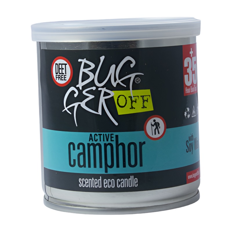 Buggeroff Candle Eco Scented Active Camphor 250gr