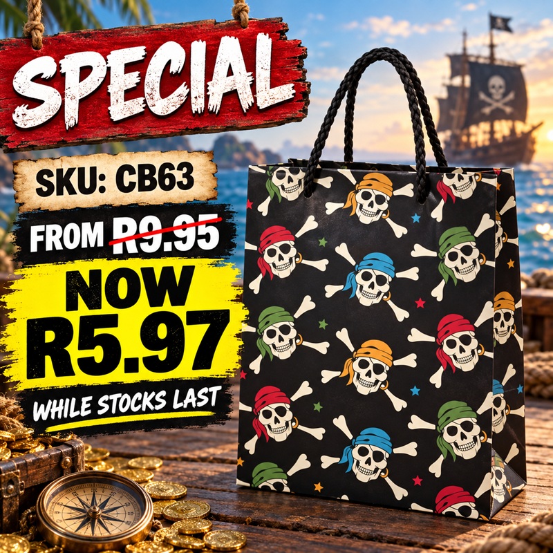 Gift Bag Large Skull
