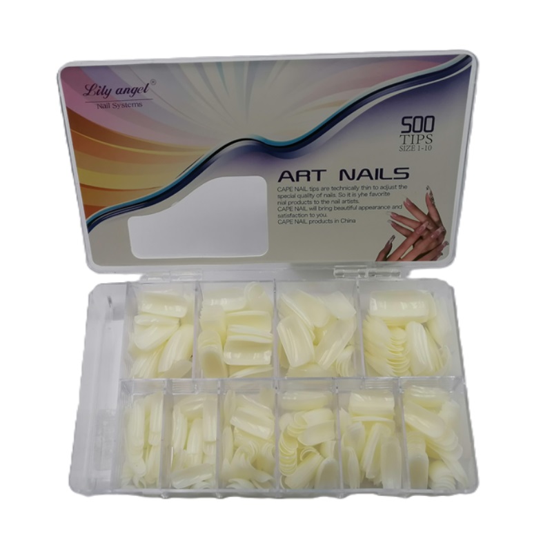 Nail Tips Futura Deep Well Natural 500Pk