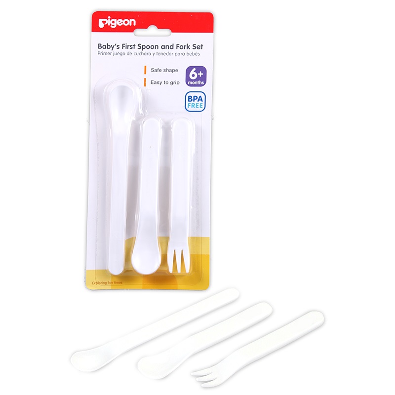 Pigeon Meal Baby's first spoon & fork set 3 piece