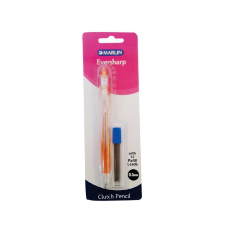 Stationery Marlin Clutch Pencil with 12 Refill Lea
