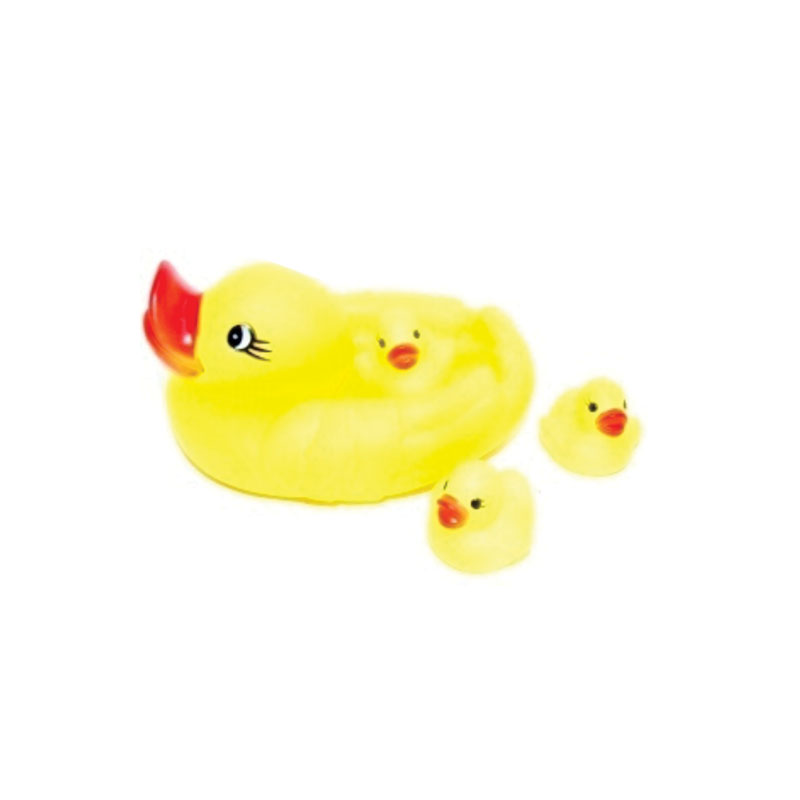 Toy Vinyl Duck Set 4Pce