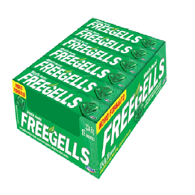 Sweets Freegells Mint Display 12's