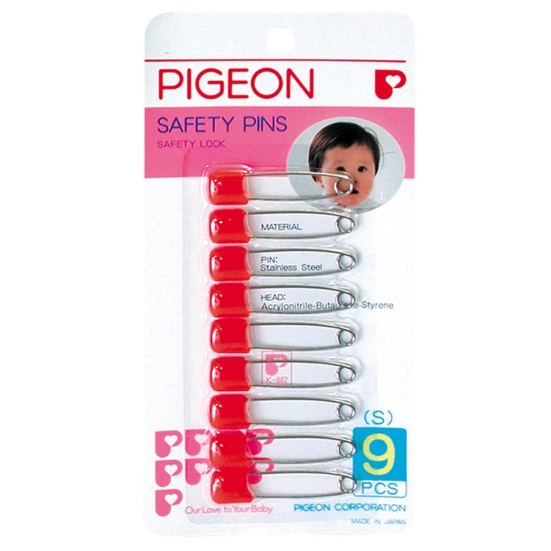 Pigeon Baby Safety pin (S) 9p/pack