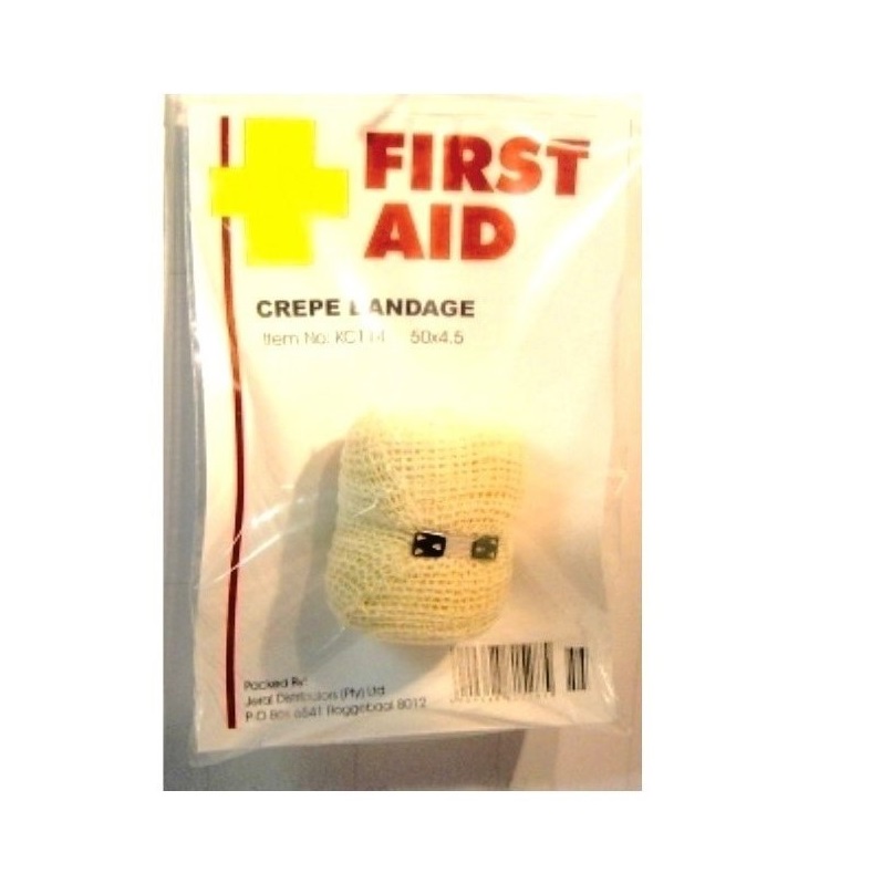 First Aid Crepe Bandage 75mm x 4.5m