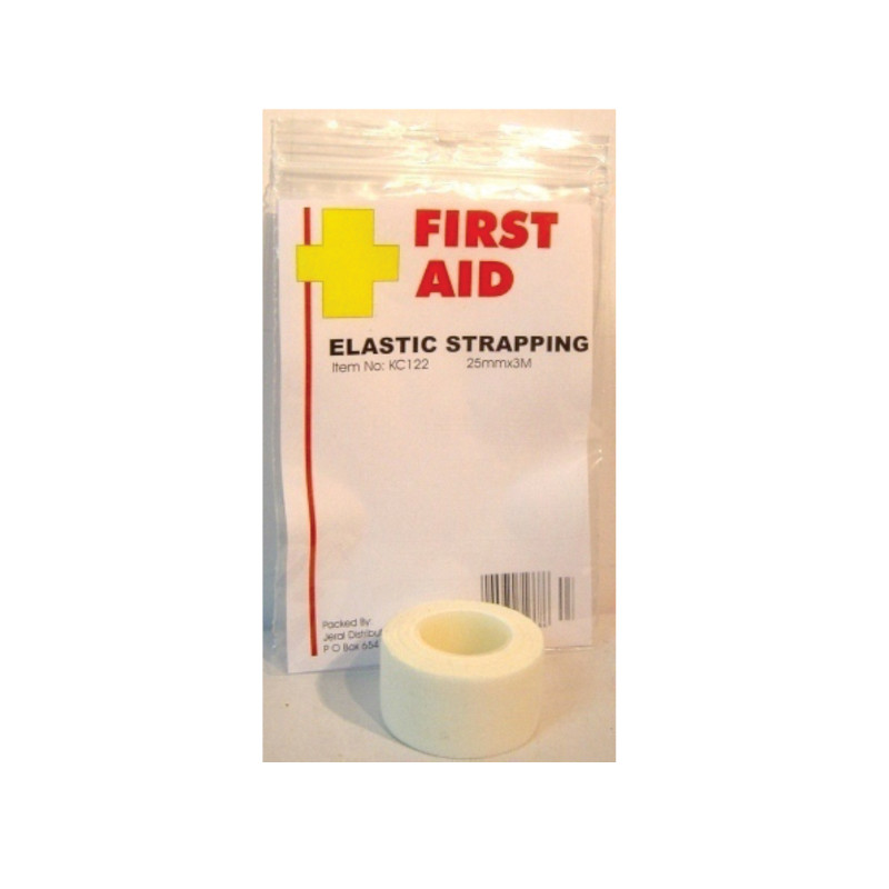 First Aid Tape Elastic Strapping 25mm x 3m