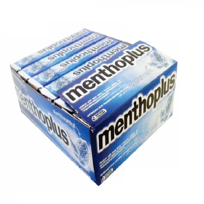 Mentos Menthoplus Menthol Display 12