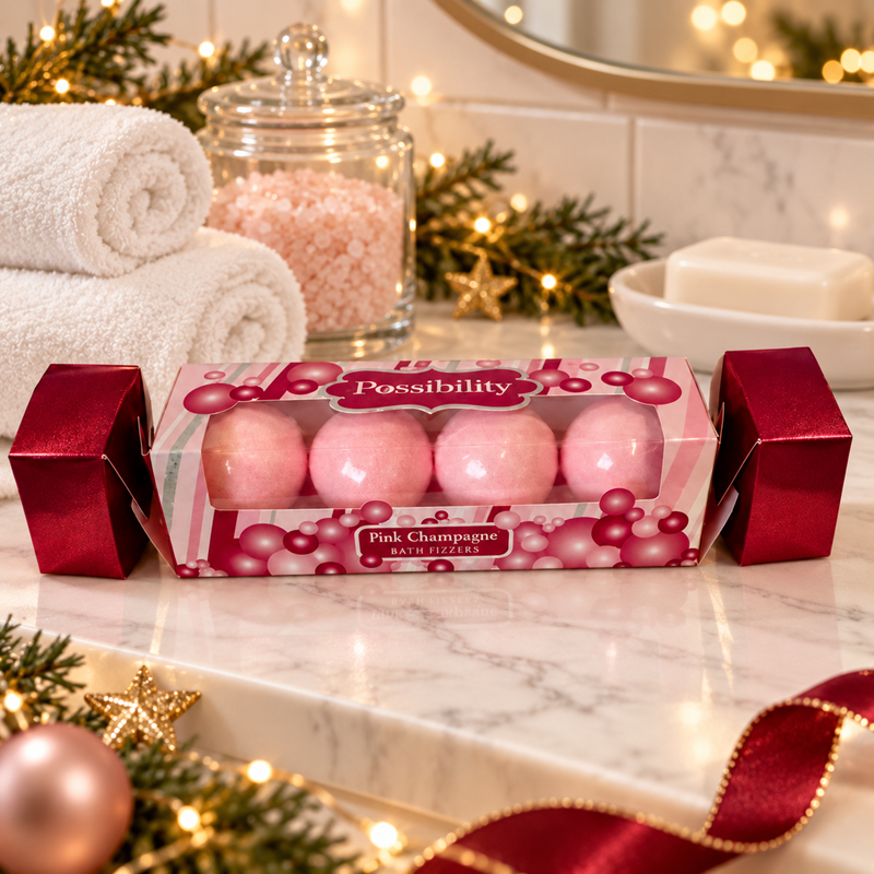 Pos Bath Fizzer Delicious Dessert 4's Cracker