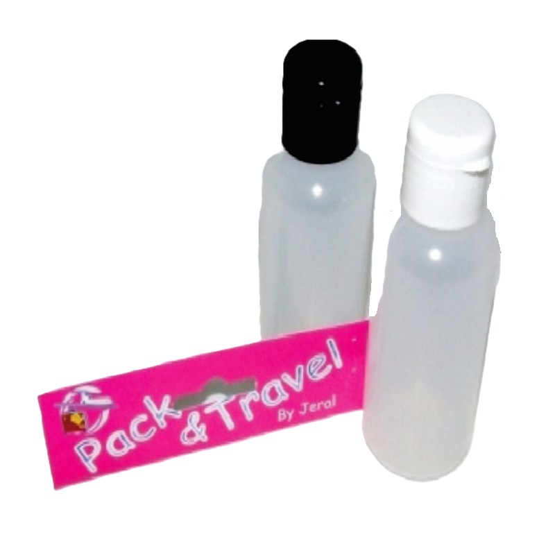 Travel 2x100ml Flip Top Bottles