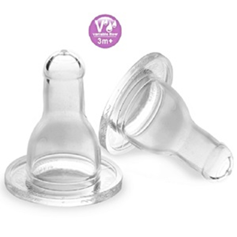 Feeding Teats Classic Slim Neck Variable Flow 3+ Mths 2Pk