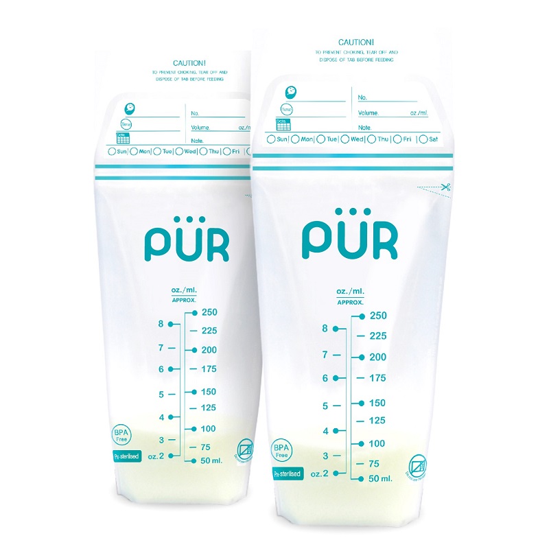 Breast Feeding Milk Storage Bags 250ml 24Pk