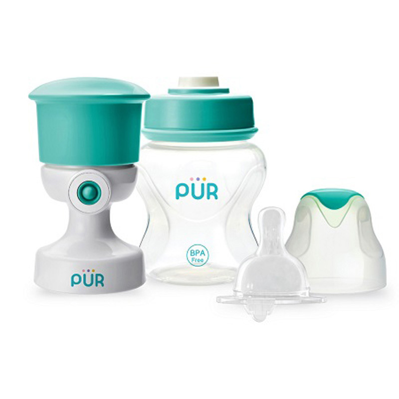 Breast Feeding Pump Manual Vacuum  with wide Neck Bottle 140ml