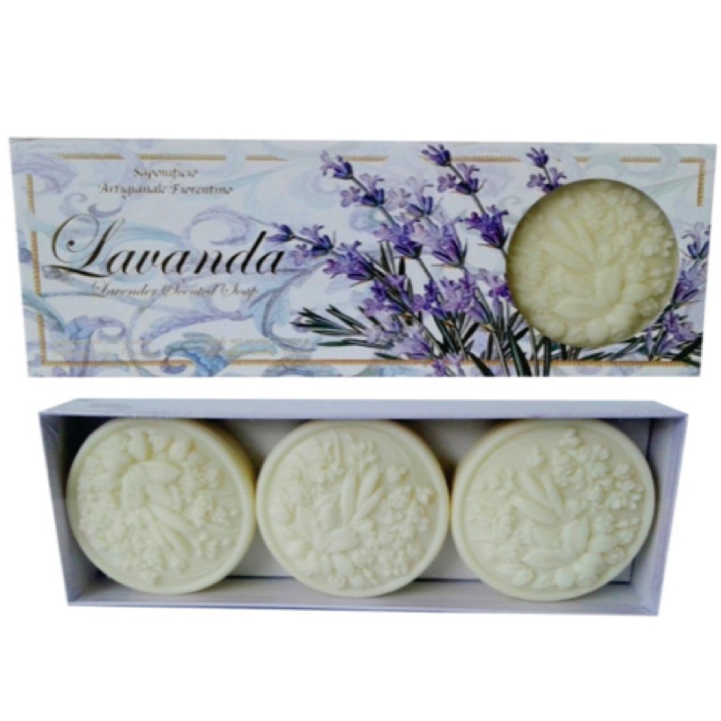 Saponificio Soap Lavender Window Box 3x125g