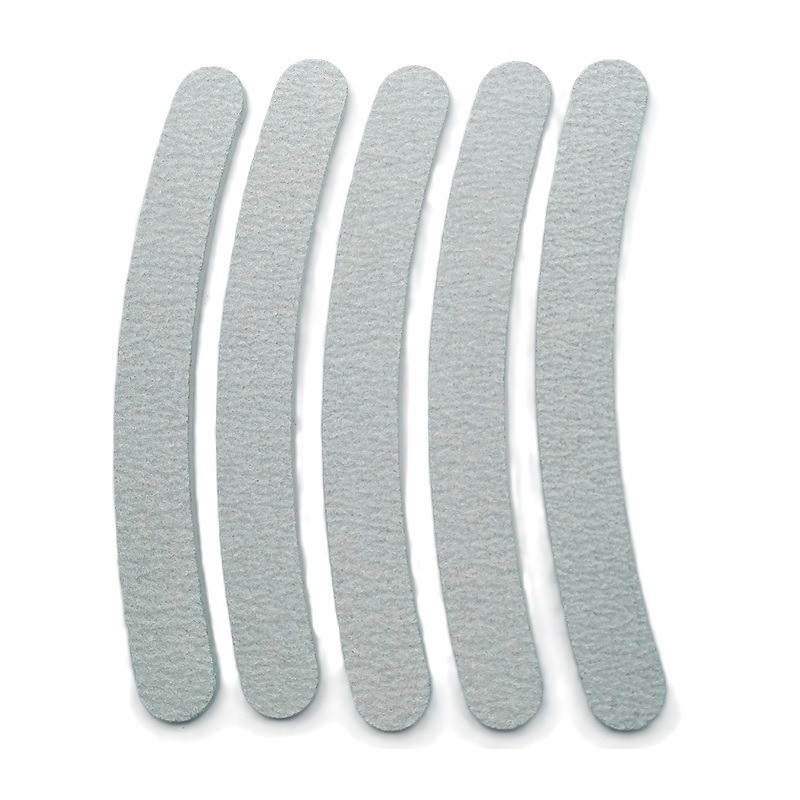 Emery Board 175mm - Grey Curved 5pk