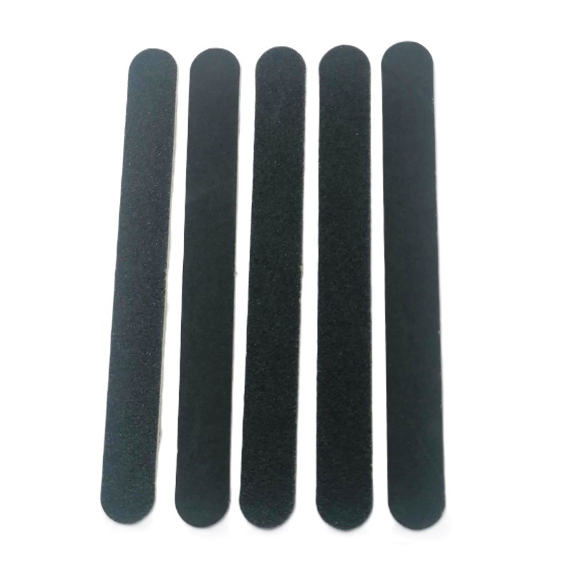 Emery Board 175mm - Black Straight 5pk