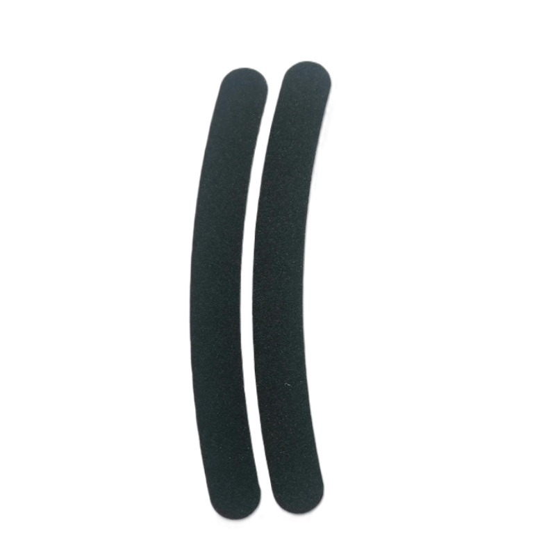 Emery Board 175mm - Black Curved 2pk