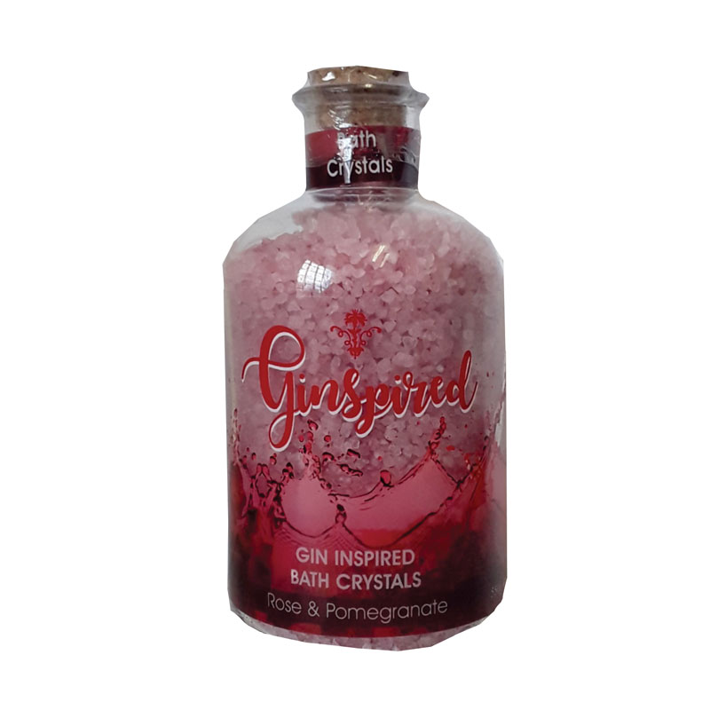 Pos Ginspired Bath Crystals Rose & Pomegrana 550g
