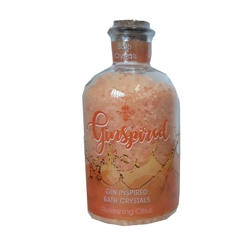 Pos Ginspired Bath Crystals Refreshing Citrus 550g
