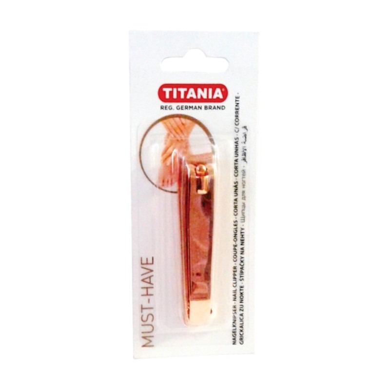 Titania Toe Nail Clipper Rose Gold 8cm