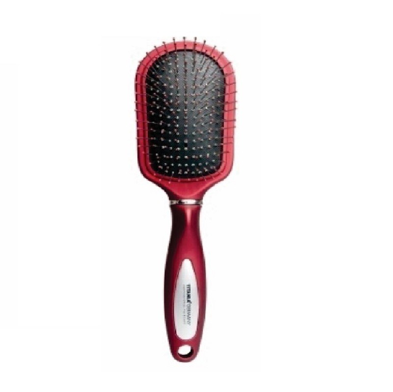 Titania Massage Wire Brush Satin Red