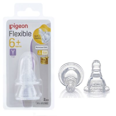 Pigeon Feeding Teats Peristaltic Nipple 2pc Y Cut(For Standard B