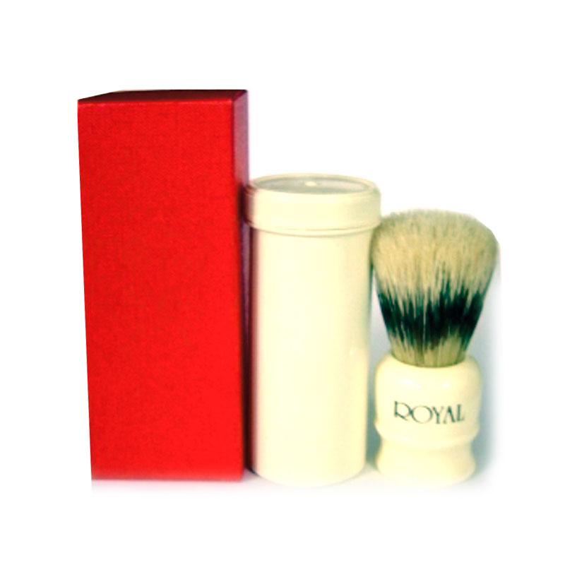 Shave Brush Pure Bristle Lathe Turned Handle In tr