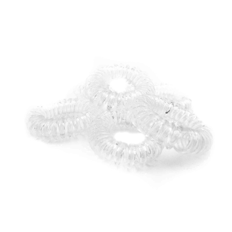 Coil Hair Tie - Clear