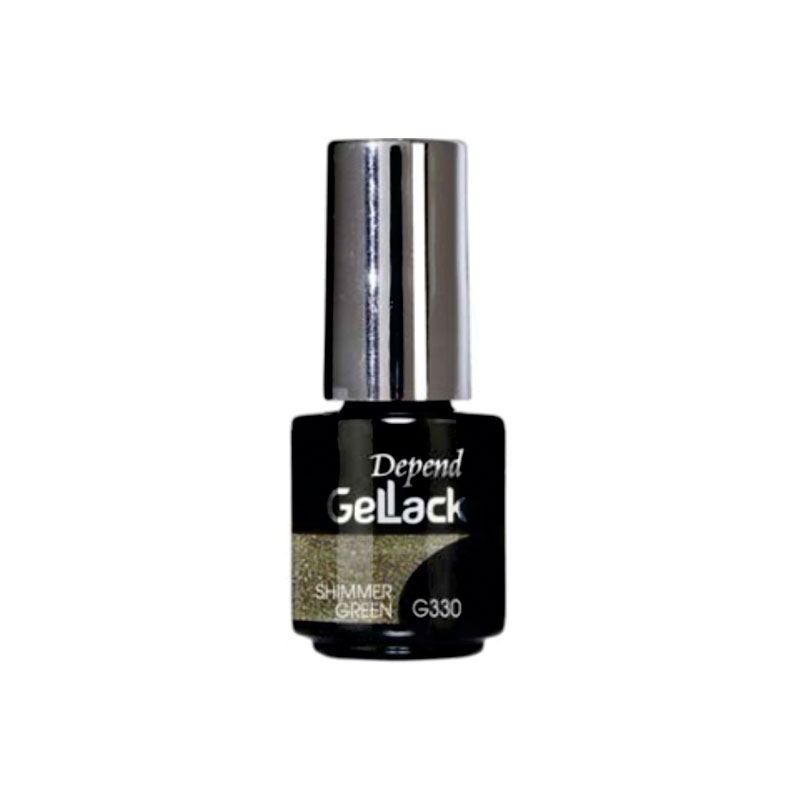 Depend Gel Lack Colour No 330 Shimmer Green 5ml