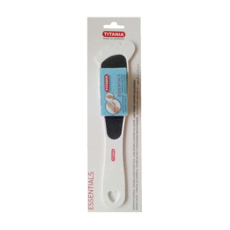 Titania File Double sided Foot with mini Pumice