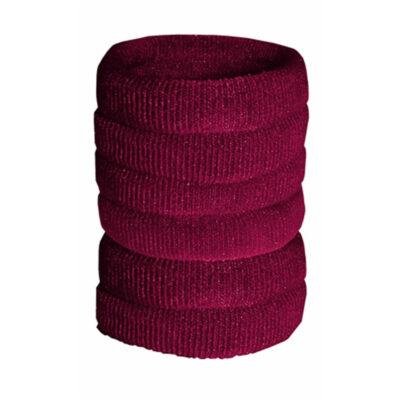 Hairrings Thin 6pk - Maroon