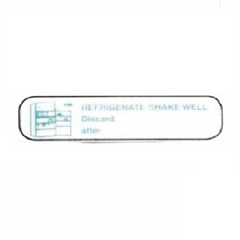 Patient Advisory Label - Shake Well - White 500's