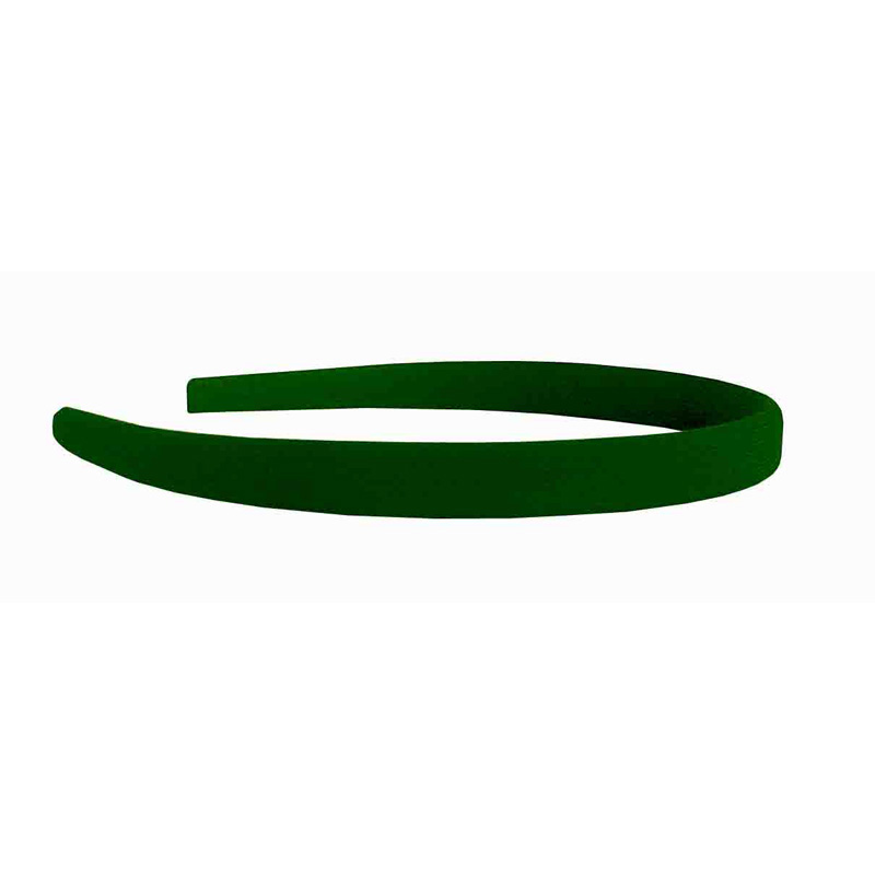 Aliceband Covered 10mm 1pk - Bottle Green